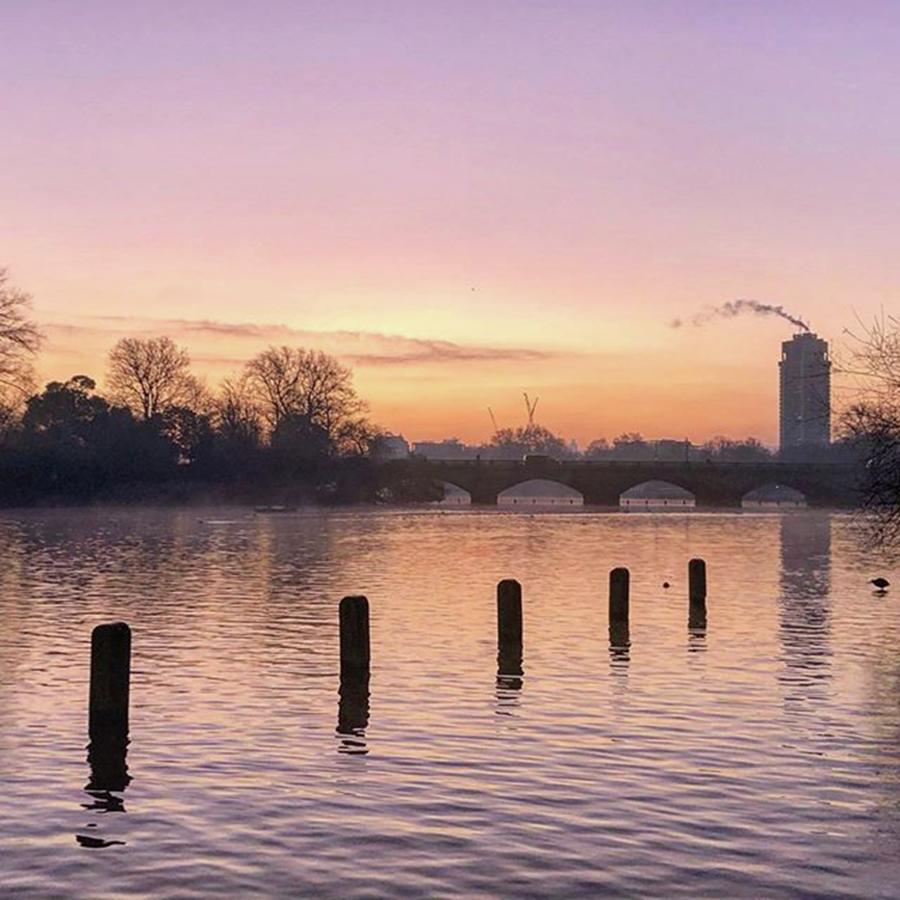 London Photograph - #sunrise Over The Long Water by Steve Dunlop