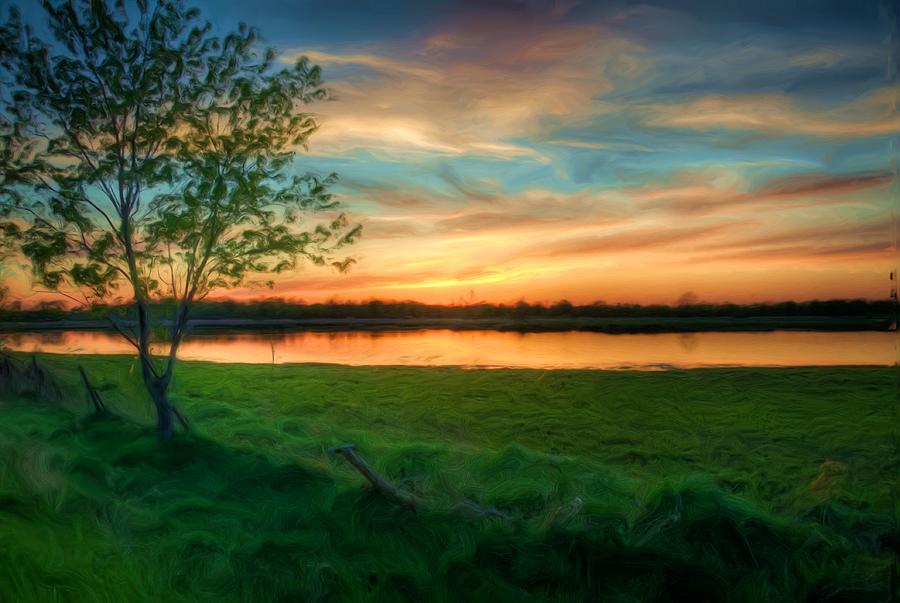 Sunrise over the Marsh Painting by Anthony Seebaran - Fine Art America