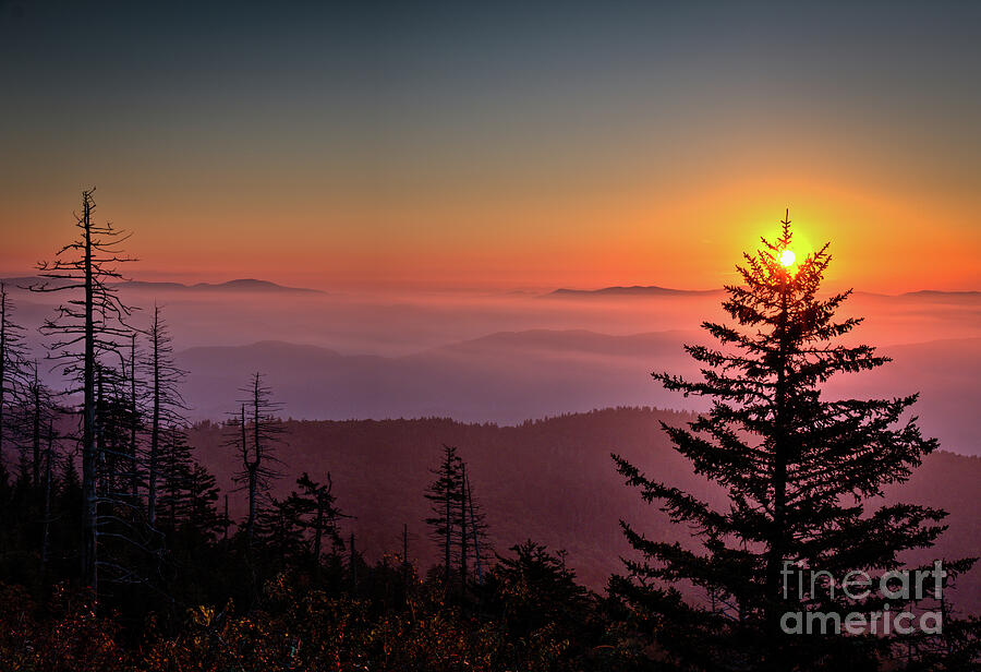 Sunrise Over the Smokys III Photograph by Douglas Stucky