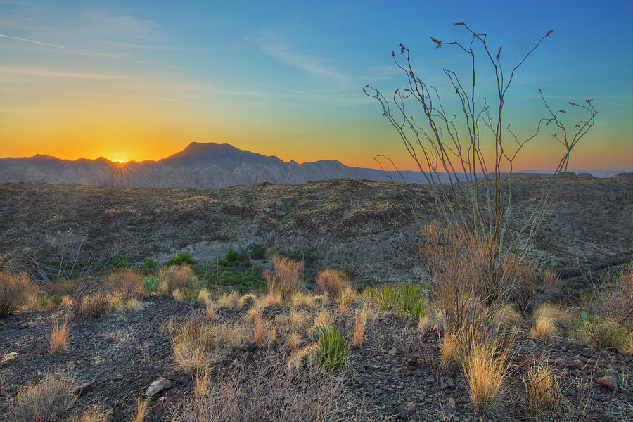 Sunrise Over The Solitario In Big Bend 1 Photograph
