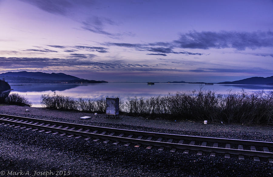 Sunrise Over The Tracks Photograph by Mark Joseph