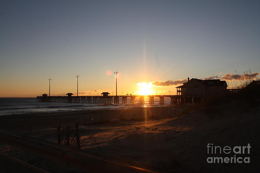 Sunrise Over Ther Pier Photograph