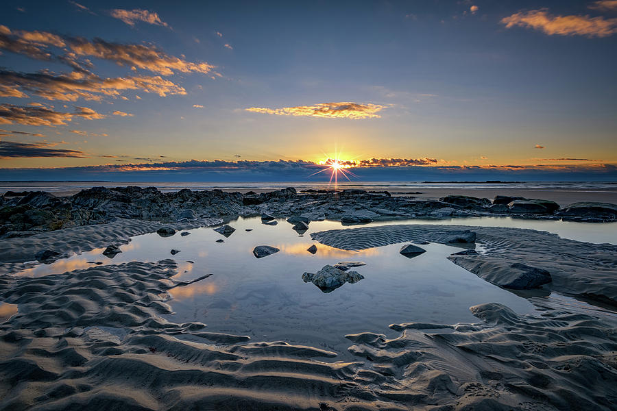 Beach Photograph - Sunrise Over Wells Beach by Rick Berk
