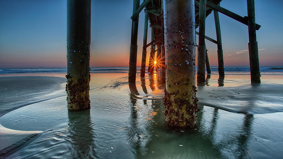 Sunrise Pier Photograph by Dillon Kalkhurst