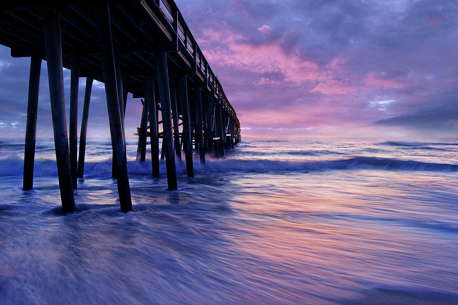 Pier Photograph - Sunrise Pier by Jessica Waters