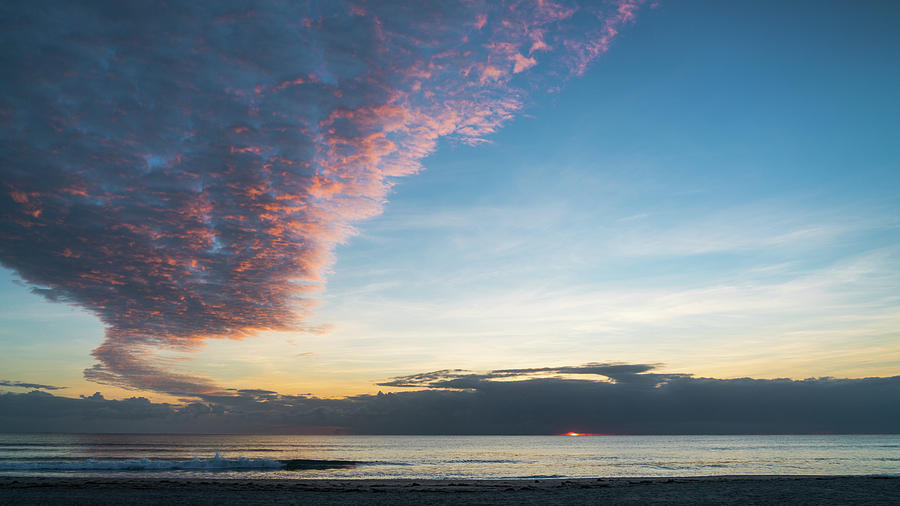 Sunrise Pink Path Delray Beach Florida Photograph by Lawrence S Richardson Jr