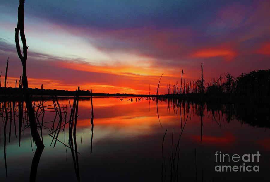 Sunrise Preglow Photograph by Roger Becker