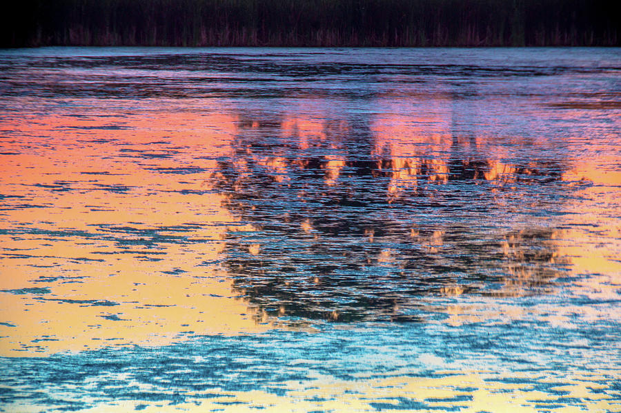 Sunrise Reflections Photograph by John De Bord