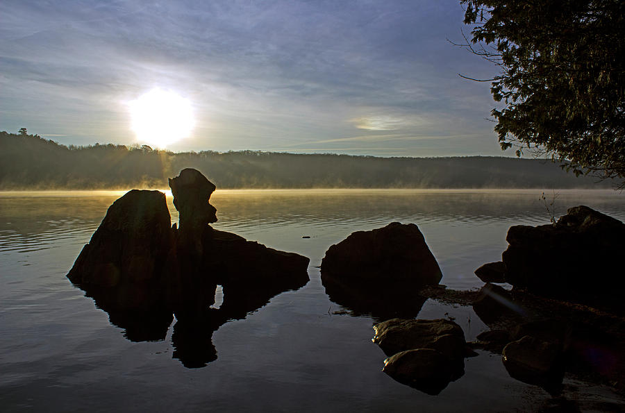 Sunrise Reflections Photograph by Spencer Bush