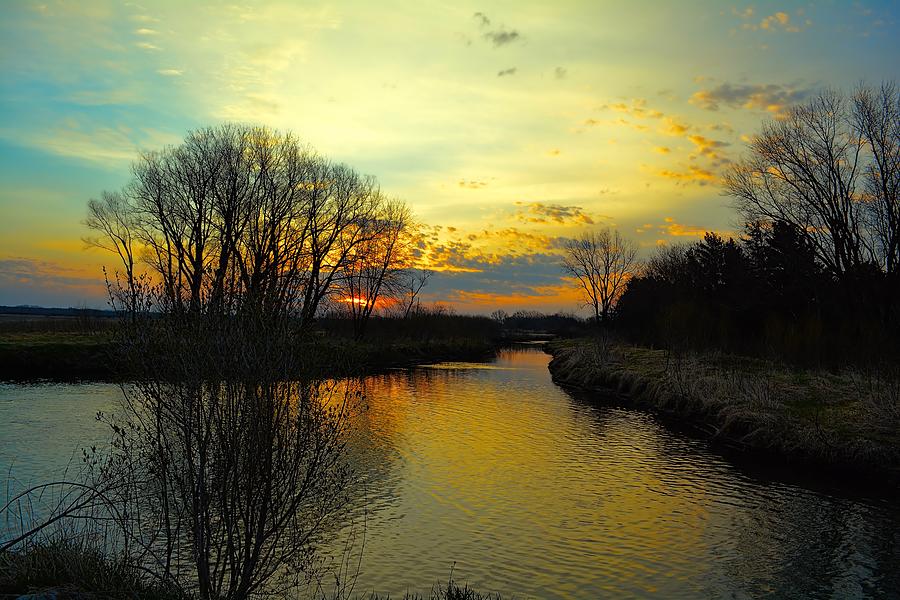 Sunrise River Photograph by Bonfire Photography