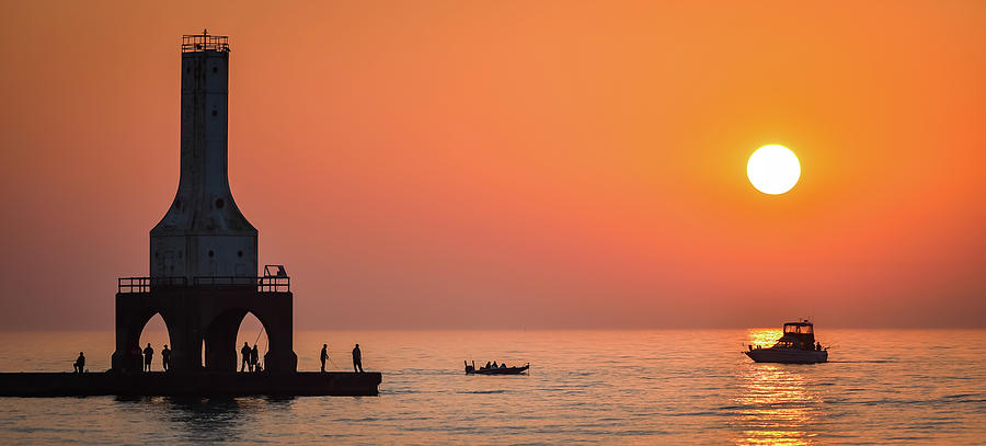 Sunrise Sail II Photograph by James Meyer