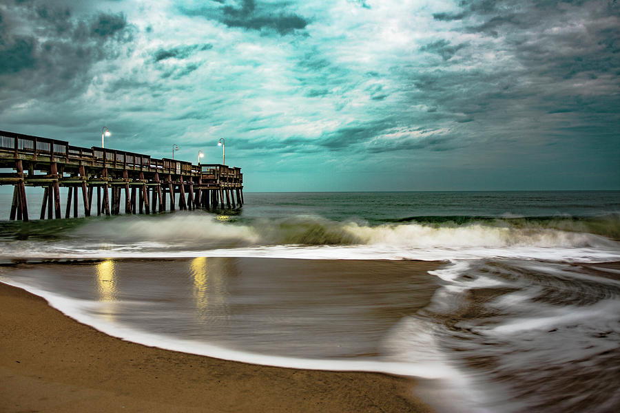 Sunset Photograph - Sunrise Sandbridge Virginia by Pete Federico Sunset Photograph - Sunrise Sandbridge Virginia by Pete Federico