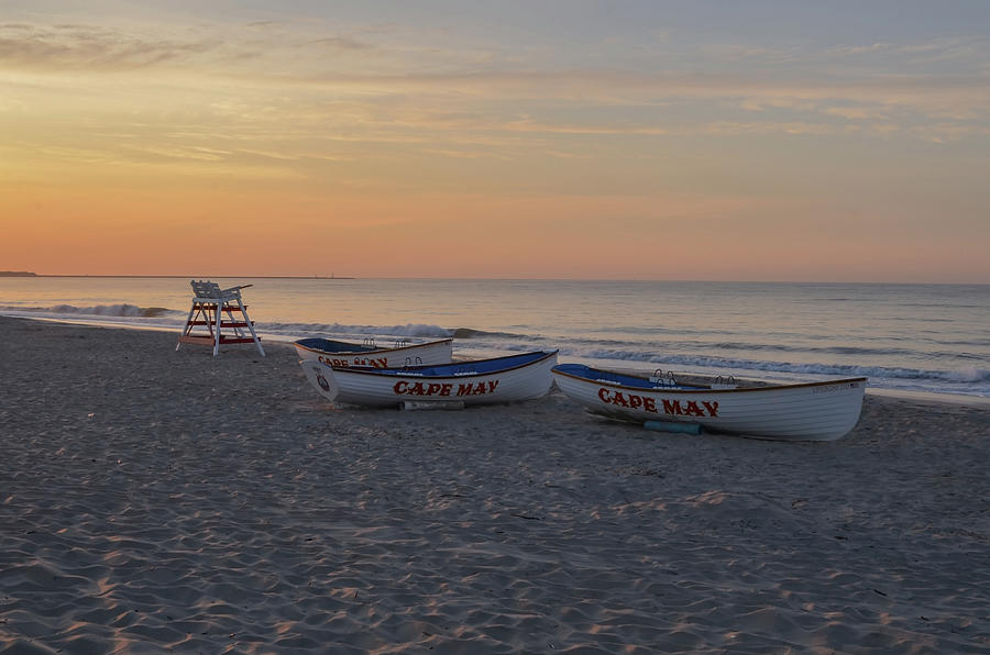 Sunrise Skies at Cape May Photograph by Bill Cannon