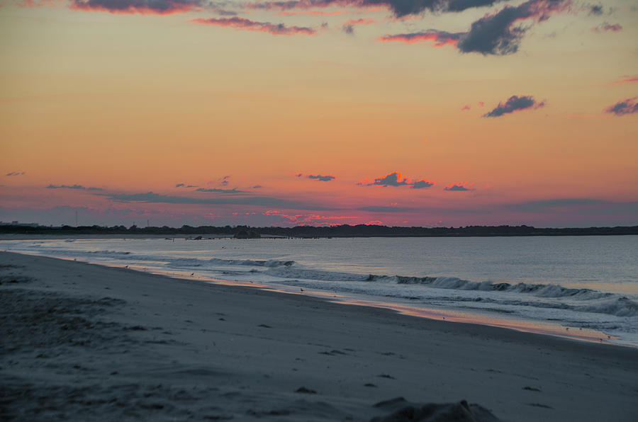 Sunrise Sky in Cape May New Jersey Photograph by Bill Cannon