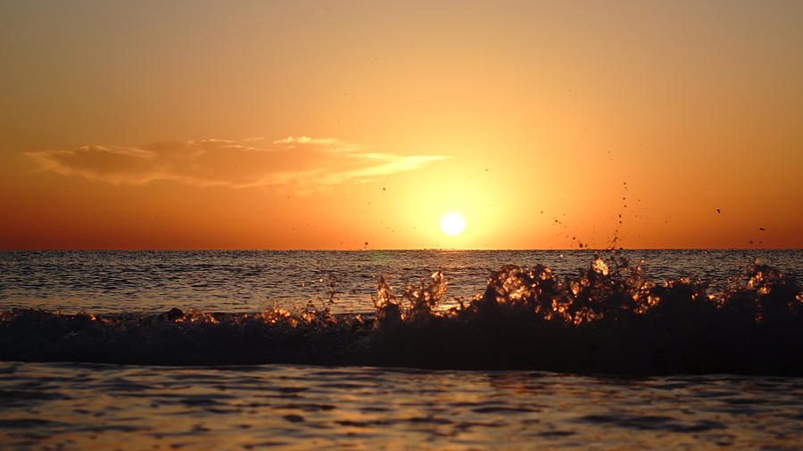 Sunrise Splash Delray Beach Florida Photograph by Lawrence S Richardson Jr