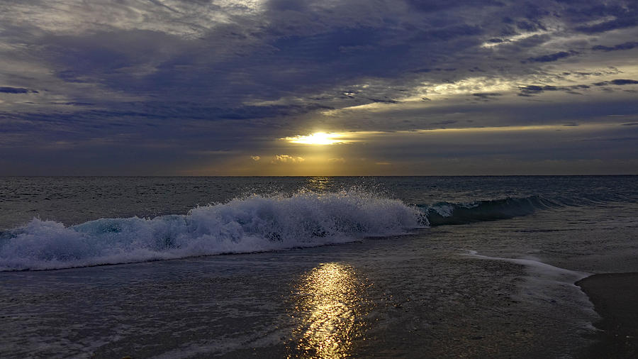 Sunrise Splash Delray Beach Photograph by Lawrence S Richardson Jr