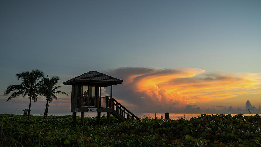 Sunrise Storm Delray Beach Florida Photograph by Lawrence S Richardson Jr