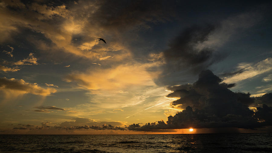 Sunrise Storm Rays Delray Beach Florida Photograph by Lawrence S Richardson Jr