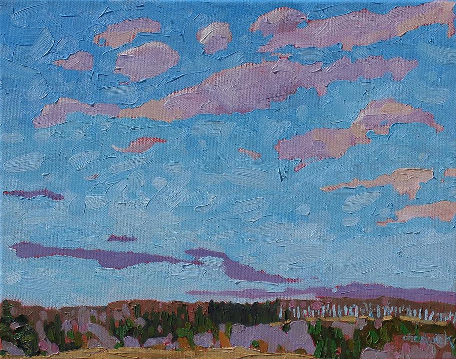 Sunrise Stratocumulus Painting by Phil Chadwick
