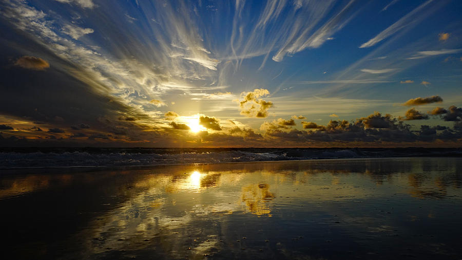 Sunrise Streamers Delray Beach Photograph by Lawrence S Richardson Jr