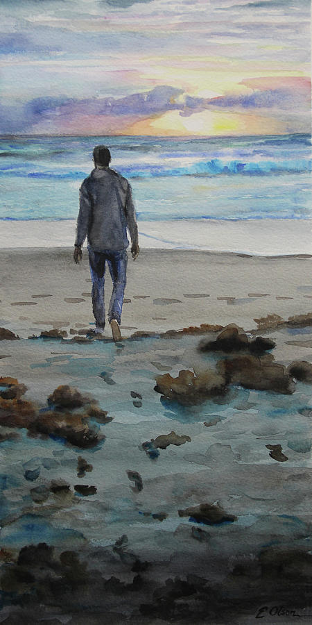 Sunrise Stroll Painting by Emily Olson