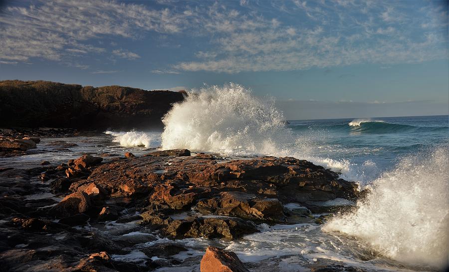 Sunrise Surf Kepuhi Bay Photograph by Heidi Fickinger - Fine Art America