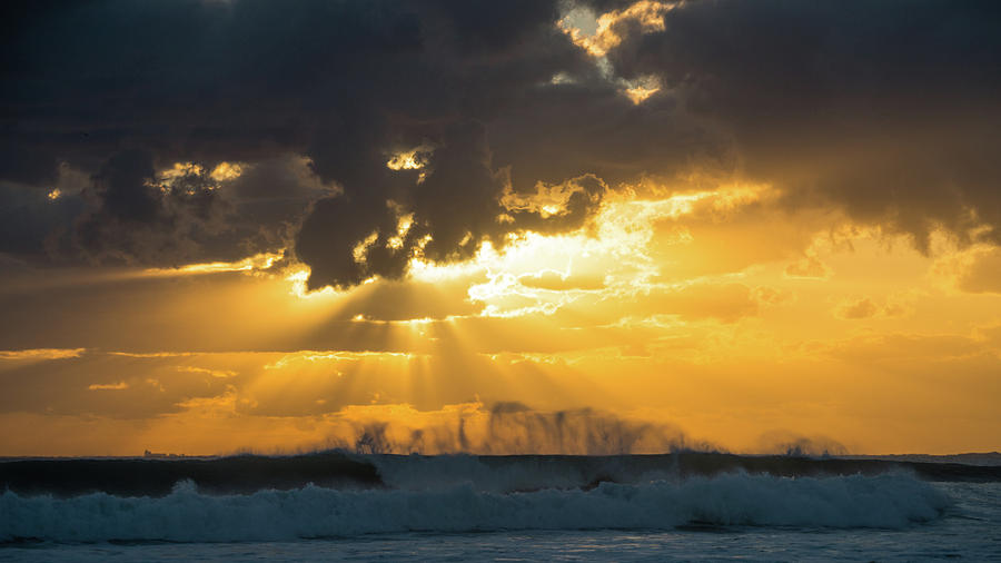 Sunrise Surf Spray Delray Beach Florida Photograph by Lawrence S Richardson Jr