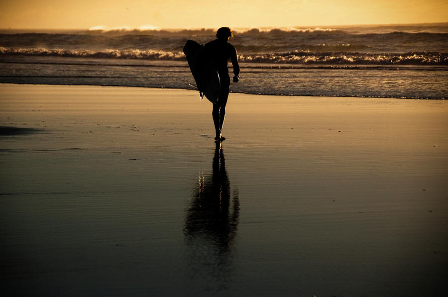 Sunrise Surfer Photograph by Andrew Dickman
