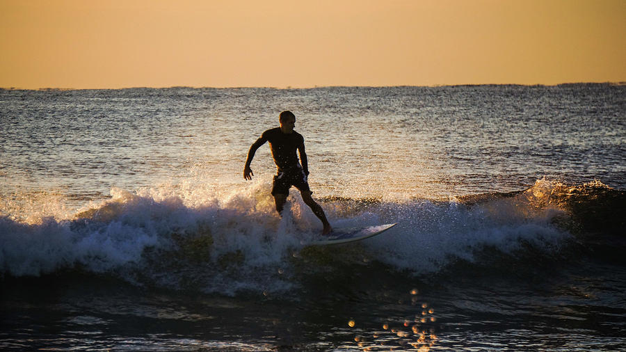 Sunrise Surfer Delray Beach Florida Photograph by Lawrence S Richardson Jr
