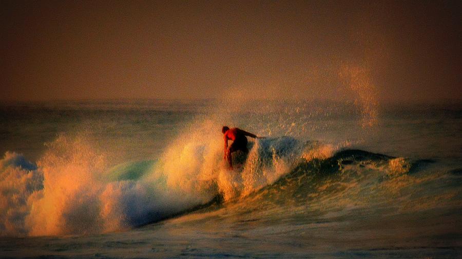 Sunrise Surfer Photograph by Lori Seaman