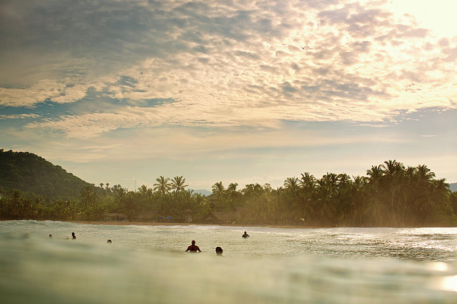 Sunrise Surfers Photograph by Nik West