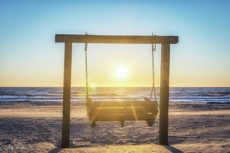 Sunrise Swings Photograph by Framing Places