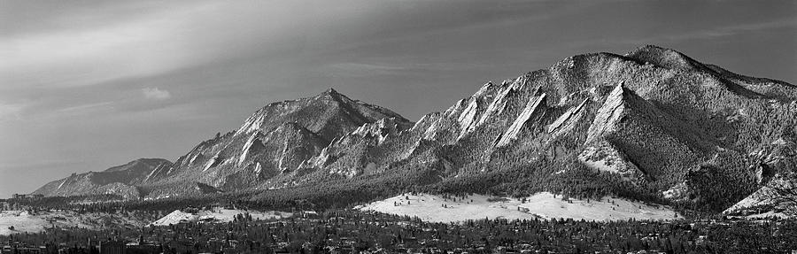 Sunrise - The Flatirons to Devils' Thumb Panoramic Photograph by Susan ...