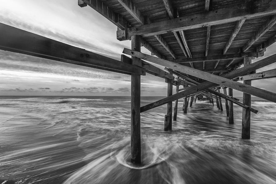 Sunrise under the Pier Photograph by Nick Noble