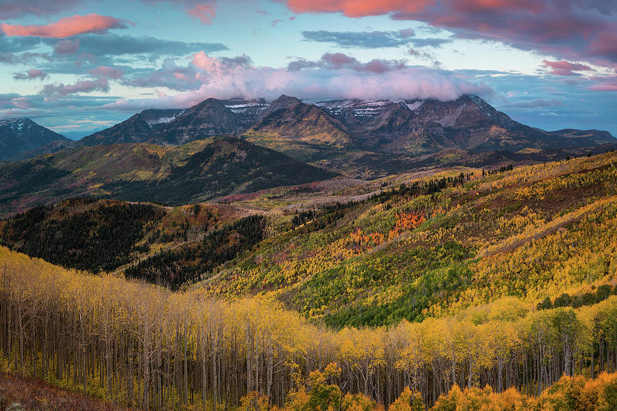 Sunrise View of Mount Timpanogos Photograph by James Udall