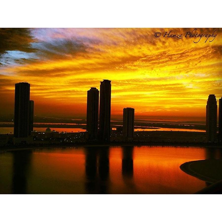 Sunset Photograph - Beautiful Sunset by Hamza Kamran