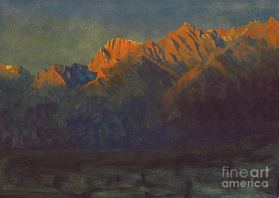 Sunrise_in_the_Sierras Painting by MotionAge Designs