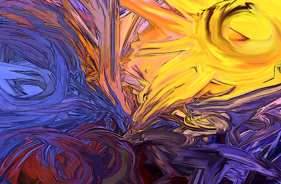 Suns Rays Digital Art by Phillip Mossbarger