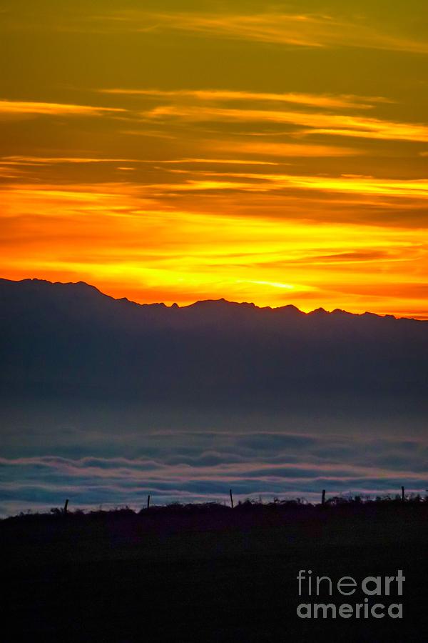 Sunset 2 Photograph by Jean Bernard Roussilhe