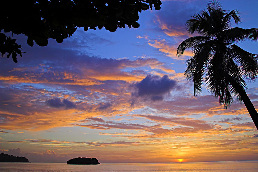 Sunset 2-St Lucia Photograph by Chester Williams