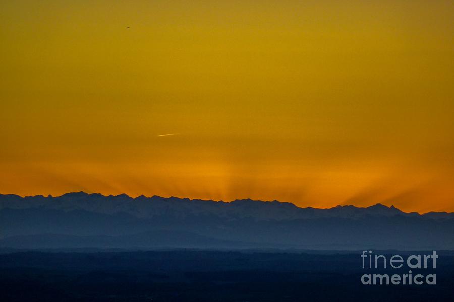 Sunset 3 Photograph by Jean Bernard Roussilhe