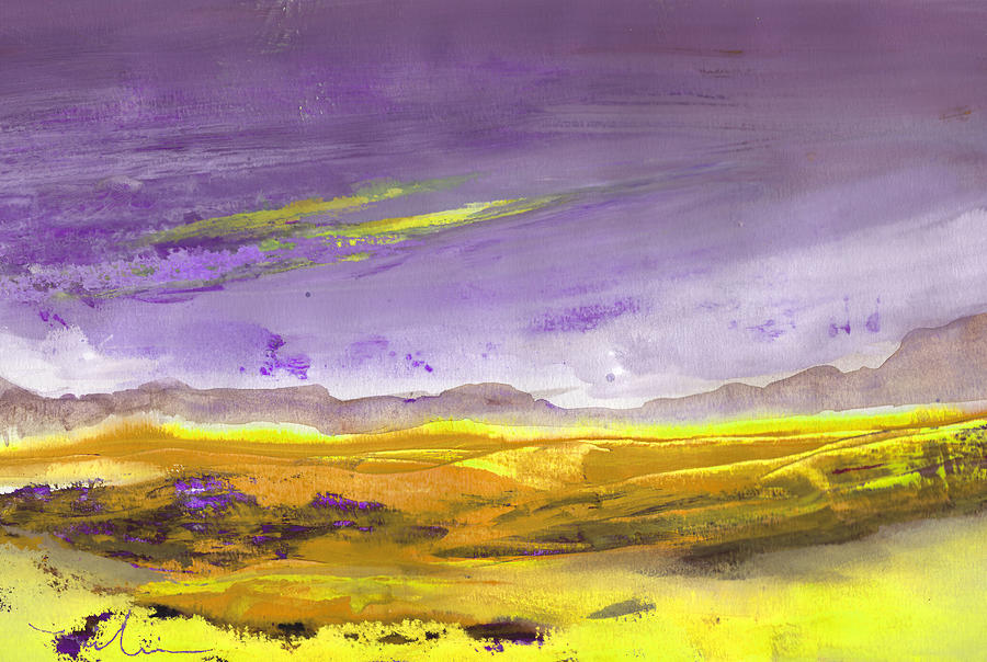 Landscape Painting - Sunset 30 by Miki De Goodaboom