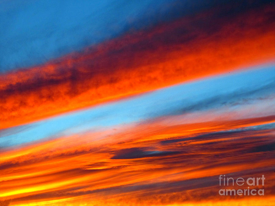 Sunset Abstract Photograph by Kelly Holm