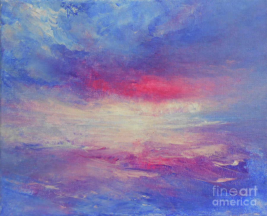Sunset Afterglow Painting by Jane See