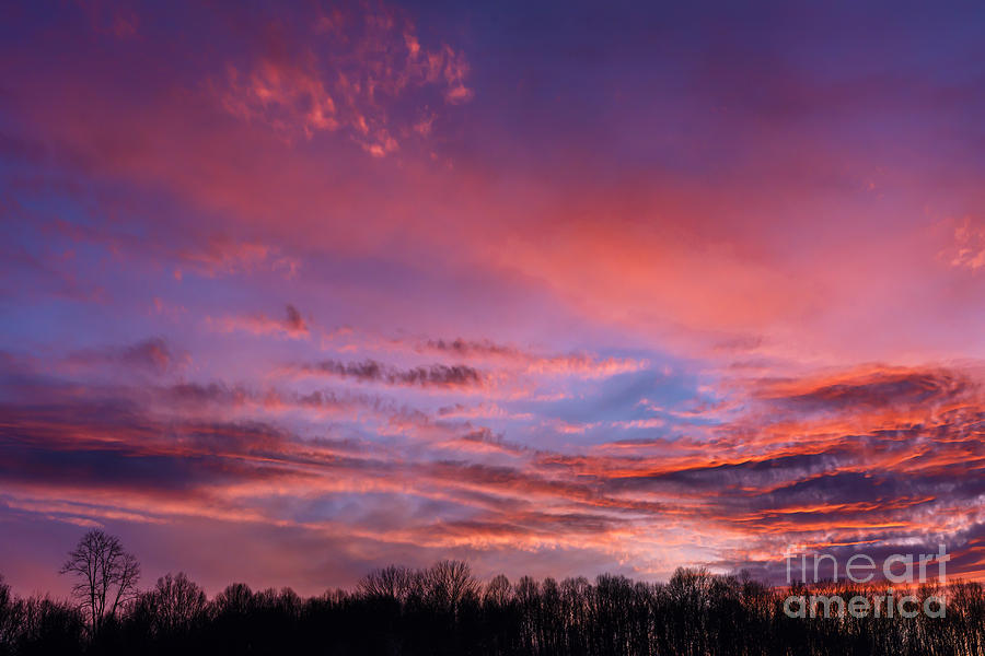 Sunset Photograph - Sunset Afterglow by Thomas R Fletcher