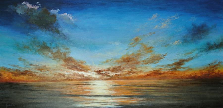Sunset Painting by Alan Zawacki