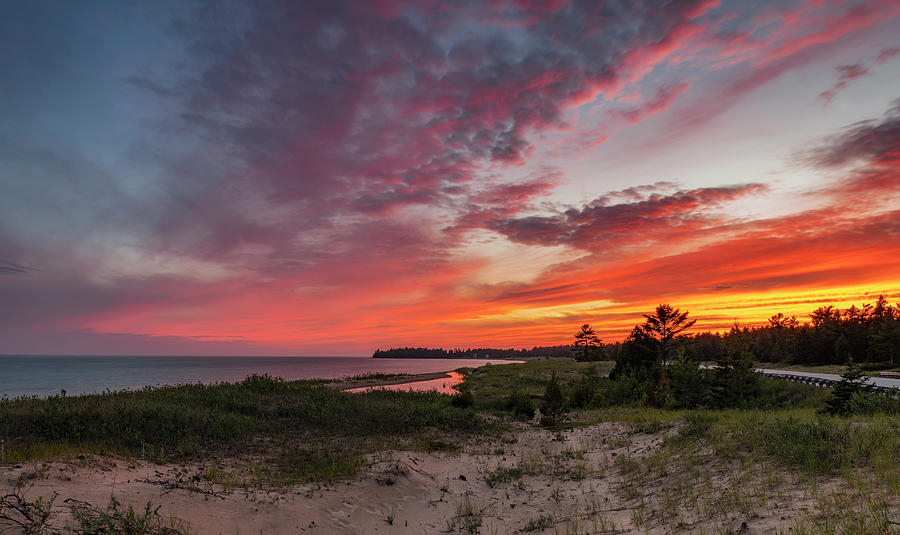 Sunset Along Lake Huron Photograph By Marybeth Kiczenski | Fine Art America