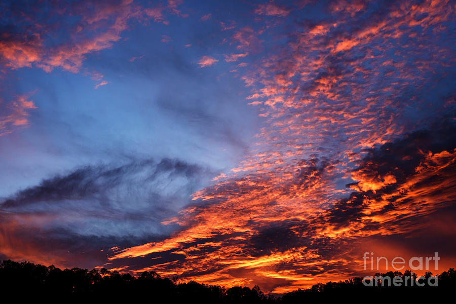 Sunset and Ridge Photograph by Thomas R Fletcher