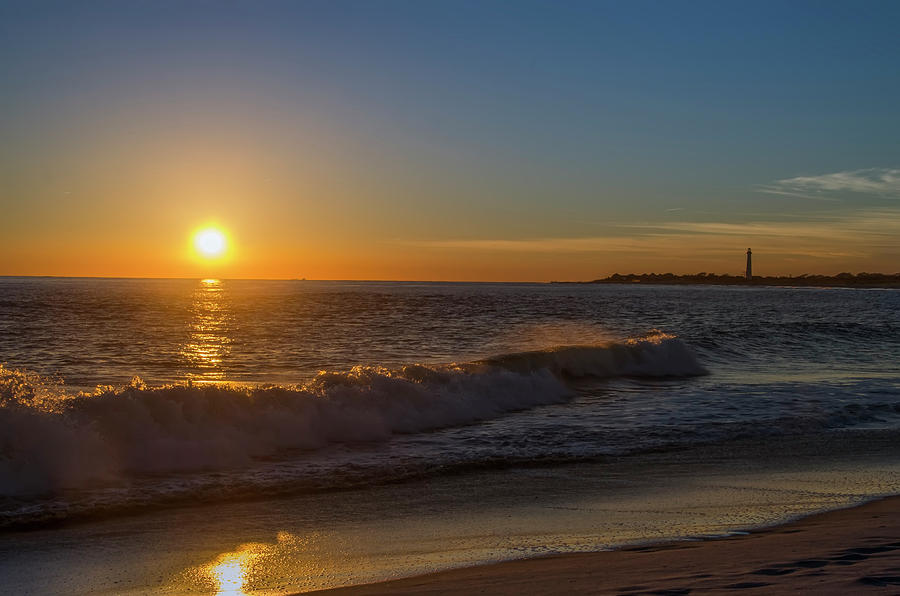 Sunset and the Sea - Cape May New Jersey Photograph by Bill Cannon