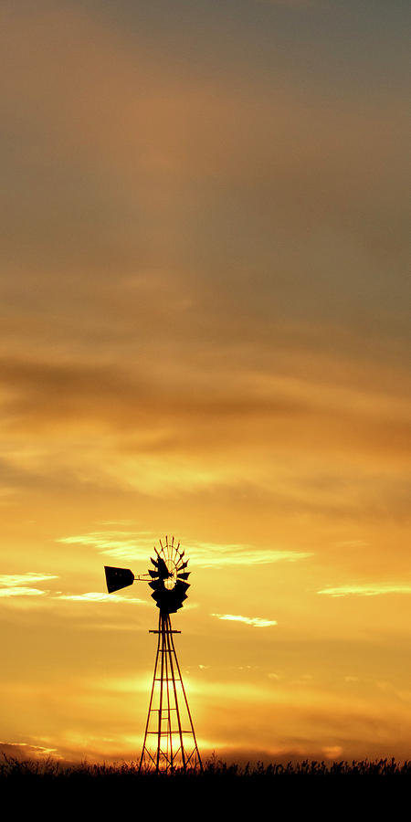 Sunset and Windmill 14 Photograph by Rob Graham